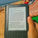 eBook Reader on the Beach